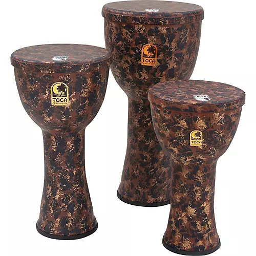 Toca Freestyle Lightweight Djembe Drum 9 in. Earth Tone - musicians--Friend