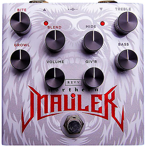 Revv Amplification Northern Mauler Glenn Fricker Signature Series Effects Pedal White - musicians--Friend