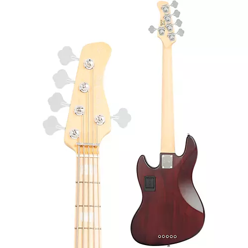 Sire Marcus Miller V7 Swamp Ash Reissue 5-String Electric Bass Satin Transparent Green - musicians--Friend