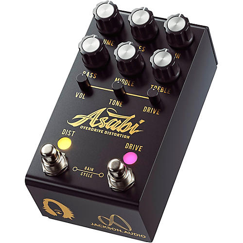 Jackson Audio ASABI Distortion Effects Pedal Black - musicians--Friend