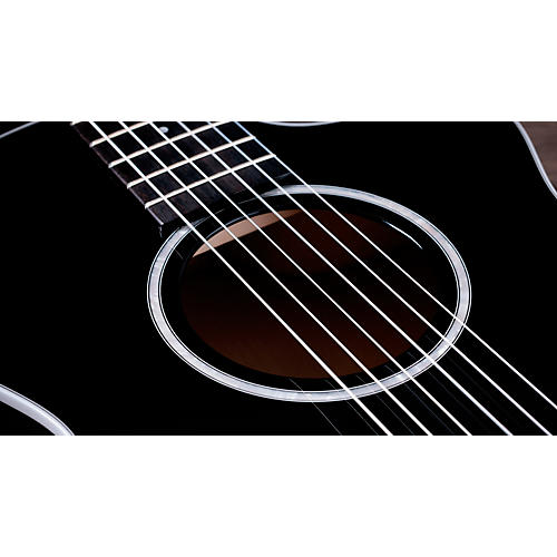 Taylor 212ce-N Plus Limited-Edition Grand Concert Nylon-String Acoustic-Electric Guitar Black - musicians--Friend