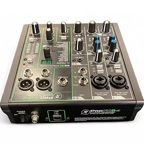 Used Mackie PROFX6V3 Unpowered Mixer - musicians--Friend