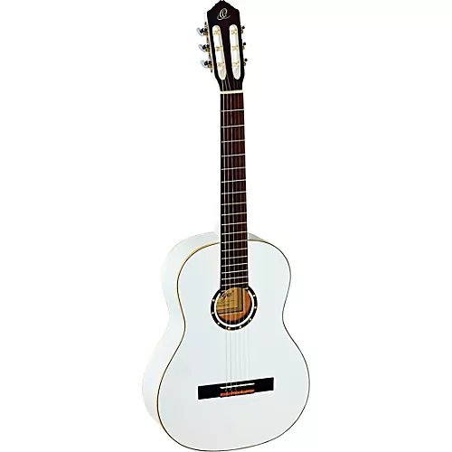 Ortega R121WH Full-Size Family Series Classical Guitar White - musicians--Friend