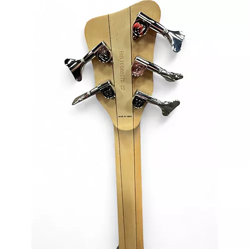 Used RockBass by Warwick CORVETTE $$ 5 STRING Natural Electric Bass Guitar Natural - musicians--Friend