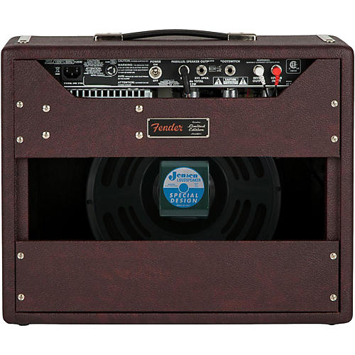 Fender Limited-Edition '65 Princeton Bordeaux Reserve 112 12W Jensen P12Q Tube Guitar Combo Amp - musicians--Friend