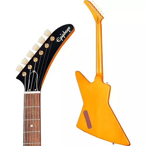 Epiphone 1958 Korina Explorer Outfit Electric Guitar Aged Natural - musicians--Friend