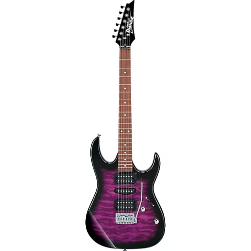 Ibanez GRX70QA Electric Guitar Transparent Blue Burst - musicians--Friend