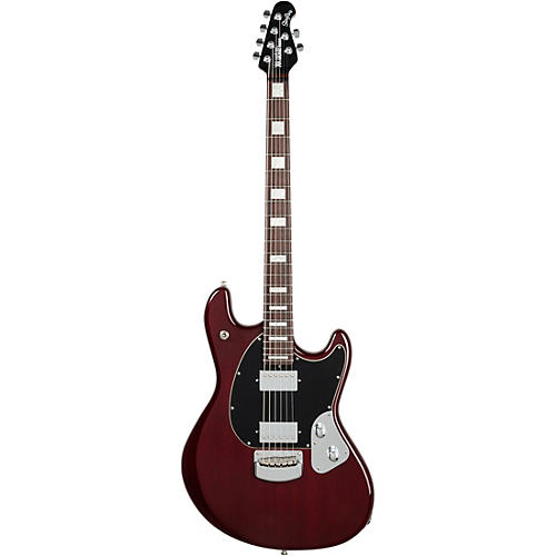 Ernie Ball Music Man BFR Baritone StingRay Electric Guitar Trans Oxblood - musicians--Friend