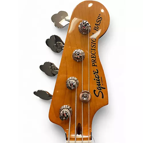 Used Squier Classic Vibe 1970S Precision Bass Surf Green Electric Bass Guitar Surf Green - musicians--Friend
