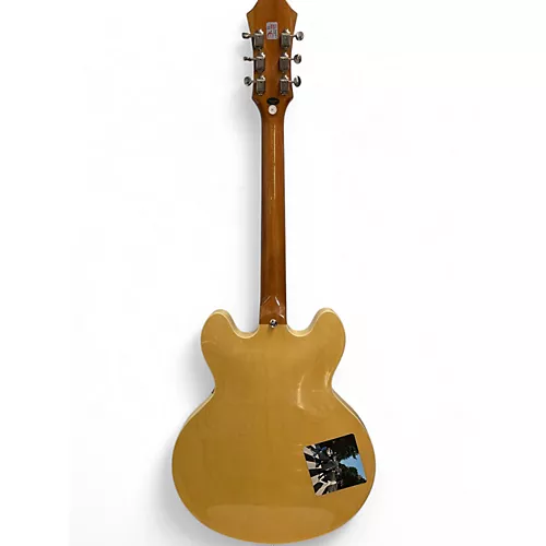 Used Epiphone Casino Natural Hollow Body Electric Guitar Natural - musicians--Friend