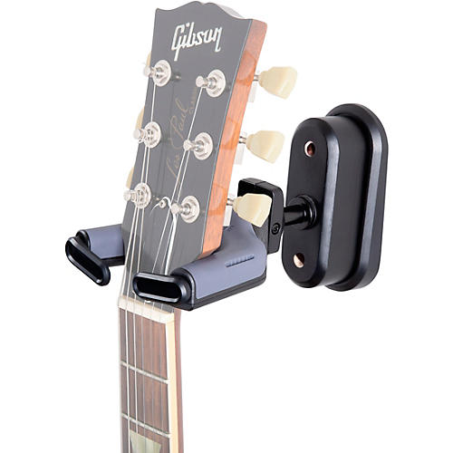 Proline MOUNT Premium Wall-Mounted Guitar Hanger With Auto-Closing Yoke Mahogany - musicians--Friend