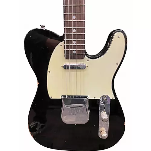 Used Fender Custom Shop '67 Telecaster Black Solid Body Electric Guitar Black - musicians--Friend