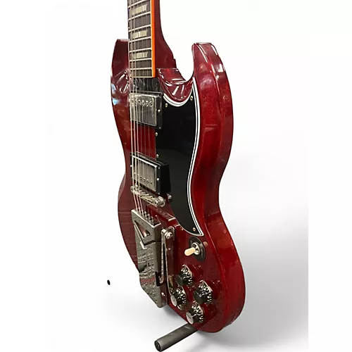 Used Gibson 60th Anniversary 1961 Les Paul SG Standard Cherry Red Solid Body Electric Guitar Cherry Red - musicians--Friend