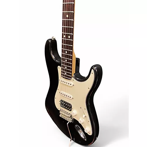 Used Fender American Special Stratocaster Black Solid Body Electric Guitar Black - musicians--Friend