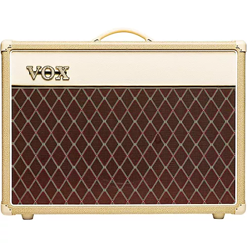 VOX Limited-Edition AC15 15W 1x12 Creamback Combo Guitar Amp Tan on Tan - musicians--Friend