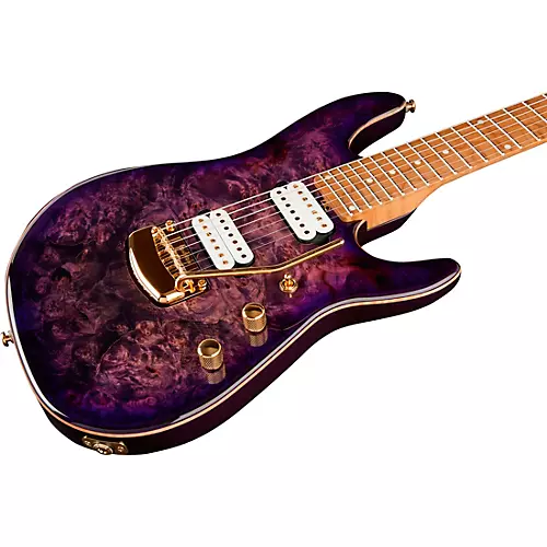 Ernie Ball Music Man Jason Richardson Cutlass 7-String Electric Guitar Buckeye Burl - musicians--Friend