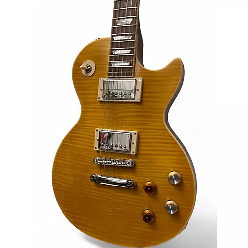 Used Epiphone Les Paul Standard Greeny Lemon Solid Body Electric Guitar Lemon - musicians--Friend