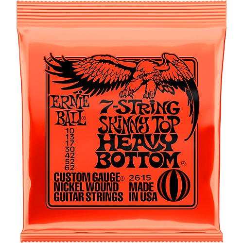 Ernie Ball STHB Nickel Wound 7-String Electric Guitar Strings 10-62 - musicians--Friend