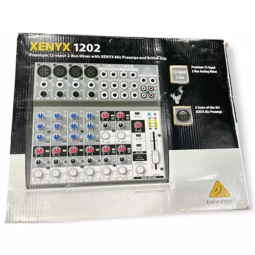 Used Behringer Xenyx 1202 Unpowered Mixer - musicians--Friend