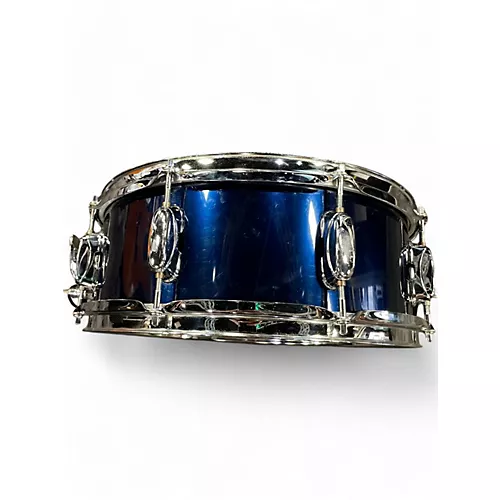 Used TAMA 14X5.5 Rockstar Series Snare DARK BLUE Drum DARK BLUE 211 - musicians--Friend