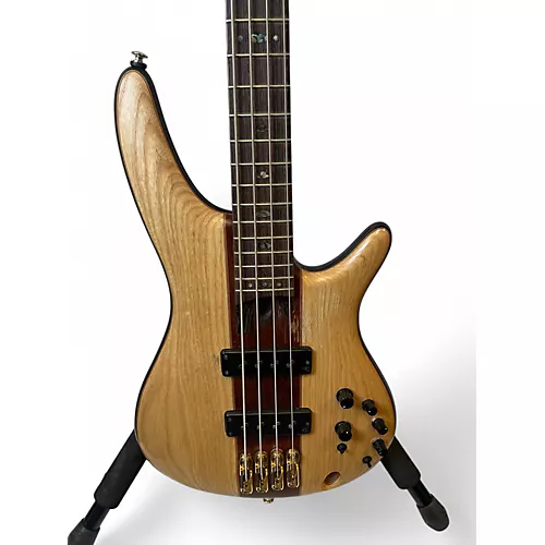 Used Ibanez SR1300 Natural Electric Bass Guitar Natural - musicians--Friend
