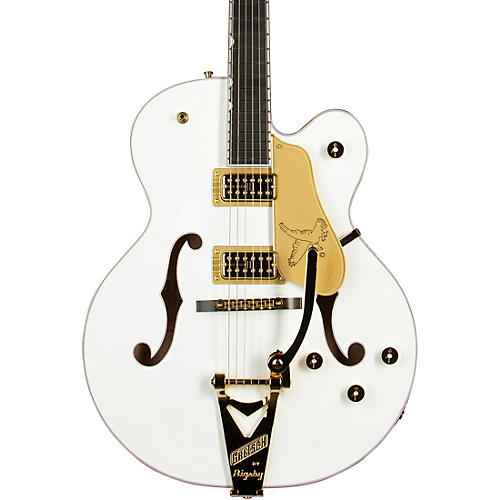 Gretsch Guitars Falcon Hollow Body with String-Thru Bigsby Electric Guitar Cerulean Smoke - musicians--Friend