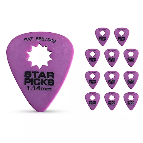 Everly Star Guitar Picks .50 mm 12 Pack - musicians--Friend