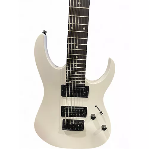 Used Ibanez GRG7221 White Solid Body Electric Guitar White - musicians--Friend