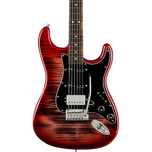 Fender American Ultra Stratocaster HSS Ebony Fingerboard Limited-Edition Electric Guitar Umbra Burst - musicians--Friend