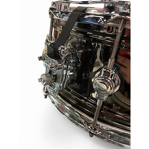 Used DW 14X6.5 Design Series Nickel Over Brass Black Nickel Drum Black Nickel 213 - musicians--Friend