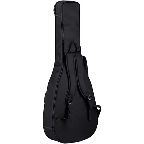 Ortega Family Series Pro RCE145LBK Thinline Acoustic-Electric Left-Handed Nylon Guitar Gloss Black - musicians--Friend