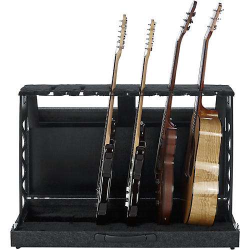 Gator GTRSTD6 Compact Rack Style Six (6) Guitar Stand that Folds Into Case - musicians--Friend