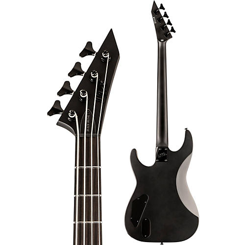 ESP M-4 Black Metal Electric Bass Black Satin - musicians--Friend