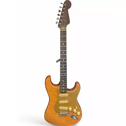 Used Fender Rarities Quilt Maple Top Stratocaster Quilted Maple Solid Body Electric Guitar Quilted Maple - musicians--Friend