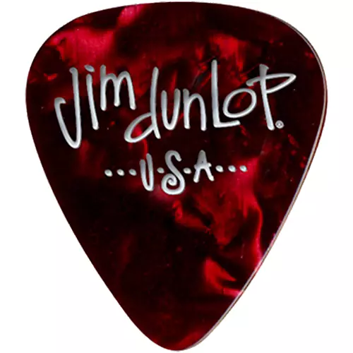 Dunlop Premium Celluloid Classic Guitar Picks 1 Dozen Purple Pearloid Medium - musicians--Friend