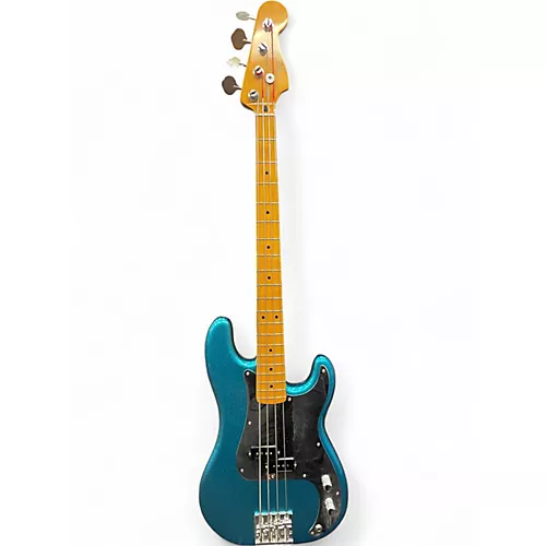 Used Fender Steve Harris Signature Precision Bass Lake Placid Blue Electric Bass Guitar Lake Placid Blue - musicians--Friend