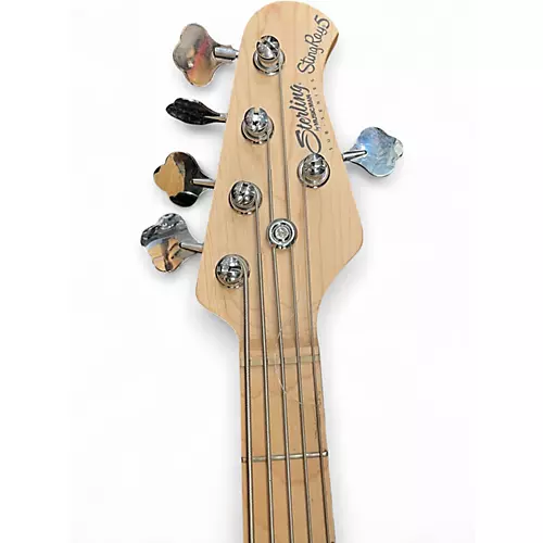 Used Sterling by Music Man Ray5 5 String Black Electric Bass Guitar Black - musicians--Friend