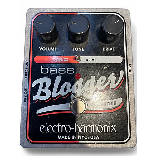 Used Electro-Harmonix Bass Blogger Bass Distortion Bass Effect Pedal - musicians--Friend