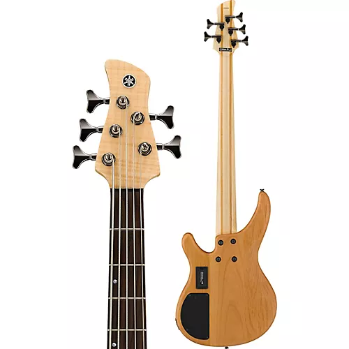 Yamaha TRBX605FM 5-String Electric Bass Guitar Natural Satin - musicians--Friend