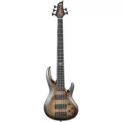 ESP E-II BTL-5 Electric Bass Transparent Black Sunburst - musicians--Friend