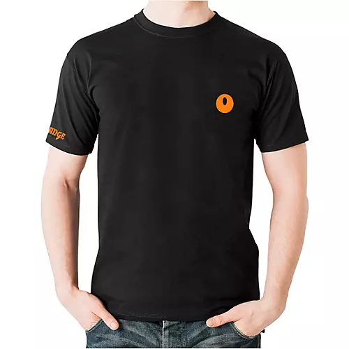 Orange Amplifiers O Logo T-shirt Medium Black - musicians--Friend