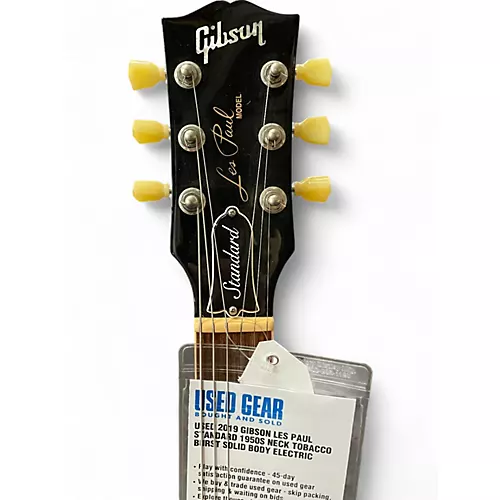 Used 2019 Gibson Les Paul Standard 1950S Neck Tobacco Burst Solid Body Electric Guitar Tobacco Burst - musicians--Friend