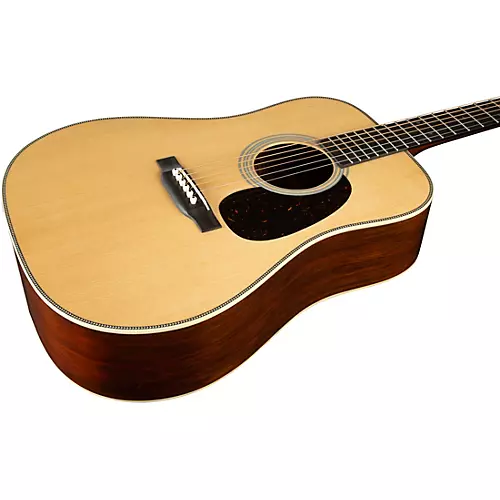 Martin D-28 Authentic 1937 VTS Top Dreadnought Acoustic Guitar Natural - musicians--Friend