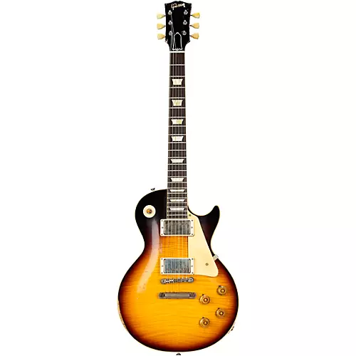 Gibson Custom Murphy Lab 1959 Les Paul Standard Reissue Ultra Heavy Aged Electric Guitar Kindred Burst - musicians--Friend