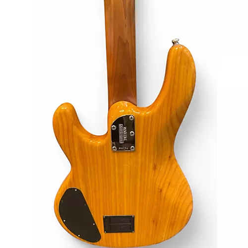 Used 2019 Ernie Ball Music Man STINGRAY BFR 4STRING Trans Amber Electric Bass Guitar Trans Amber - musicians--Friend