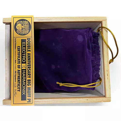 Used 2023 Electro-Harmonix Double Anniversary Big Muff PI Gold Effect Pedal - musicians--Friend