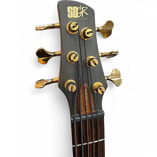 Used Ibanez  SR1206 Mahogany Electric Bass Guitar Mahogany - musicians--Friend