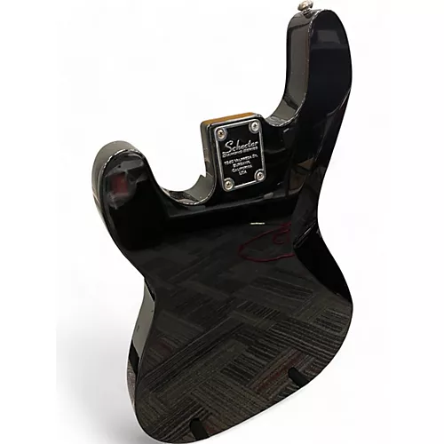 Used Schecter Guitar Research DIAMOND SERIES T4 BLACK Electric Bass Guitar BLACK - musicians--Friend