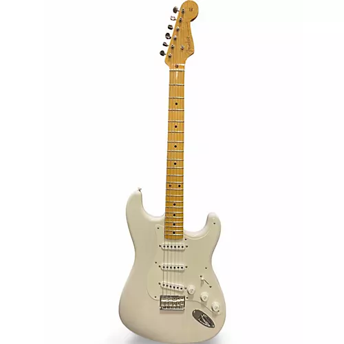 Used Fender Custom Shop Limited -54 Stratocaster HT White Blonde Solid Body Electric Guitar White Blonde - musicians--Friend