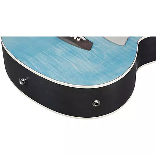 Ibanez TCM50FM Talman Acoustic-Electric Guitar Denim Blue - musicians--Friend